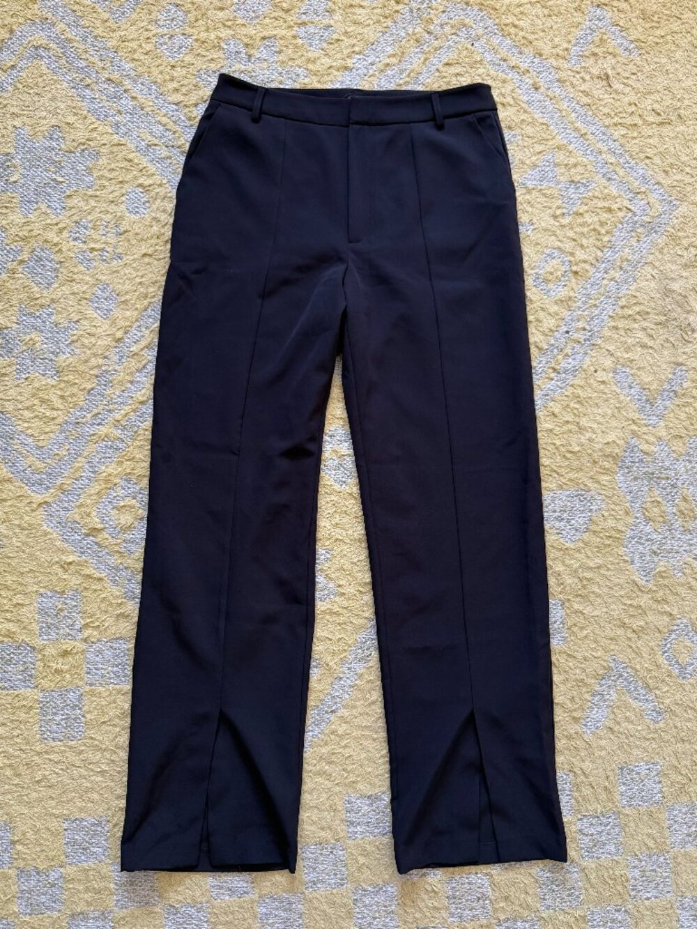Stradivarius Split Hem Tailored Trousers